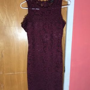 Maroon dress
